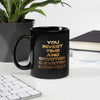 Yitadee!!! Black Glossy Mug