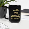 Yitadee!!! Black Glossy Mug