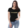 Yitadee Black &amp; Gold T-Shirt For Women