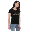 Yitadee Black &amp; Gold T-Shirt For Women