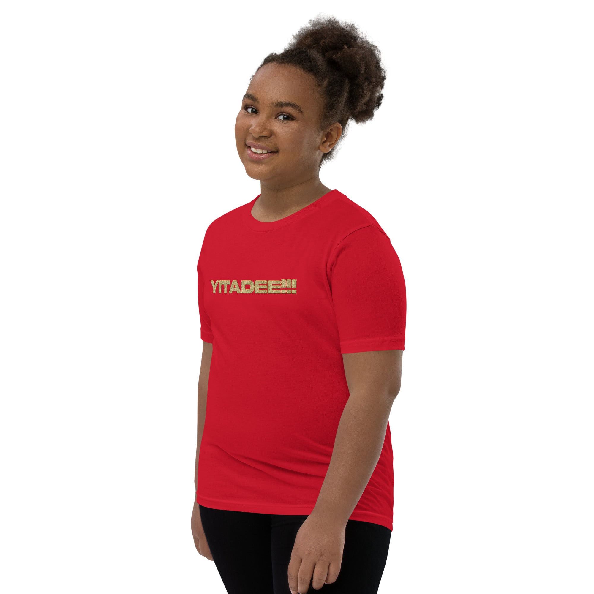 YITADEE!!! Red Youth Short Sleeve T-Shirt